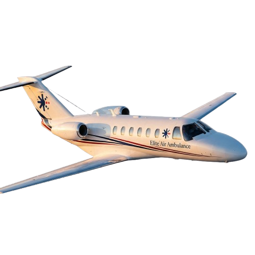 Elite air ambulance team preparing flight